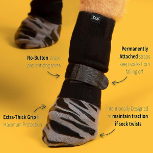 DOK TigerToes Premium Non-Slip Dog Socks