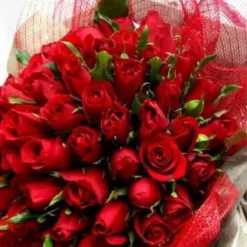 Classic Ruby Red Rose Bouquet