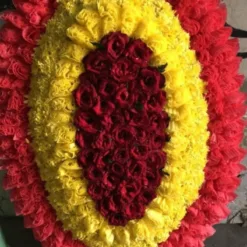 Crimson & Gold Remembrance Wreath